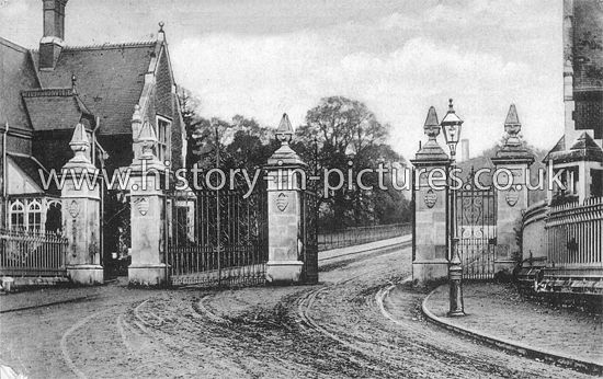 Claybury Asylum Gates, Woodford Bridge, essex, c.1905